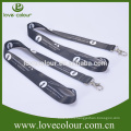 Black lanyards badge holder with custom printing